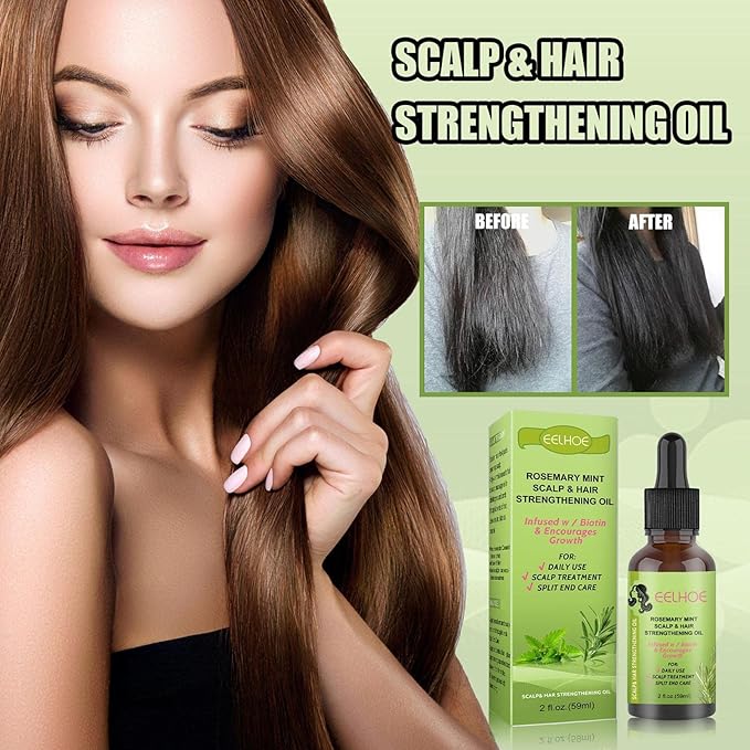 RoseGlow™ Rosemary Hair Growth Oil