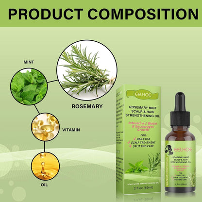 RoseGlow™ Rosemary Hair Growth Oil